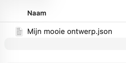 Voorbeeld van ontwerp downloaden